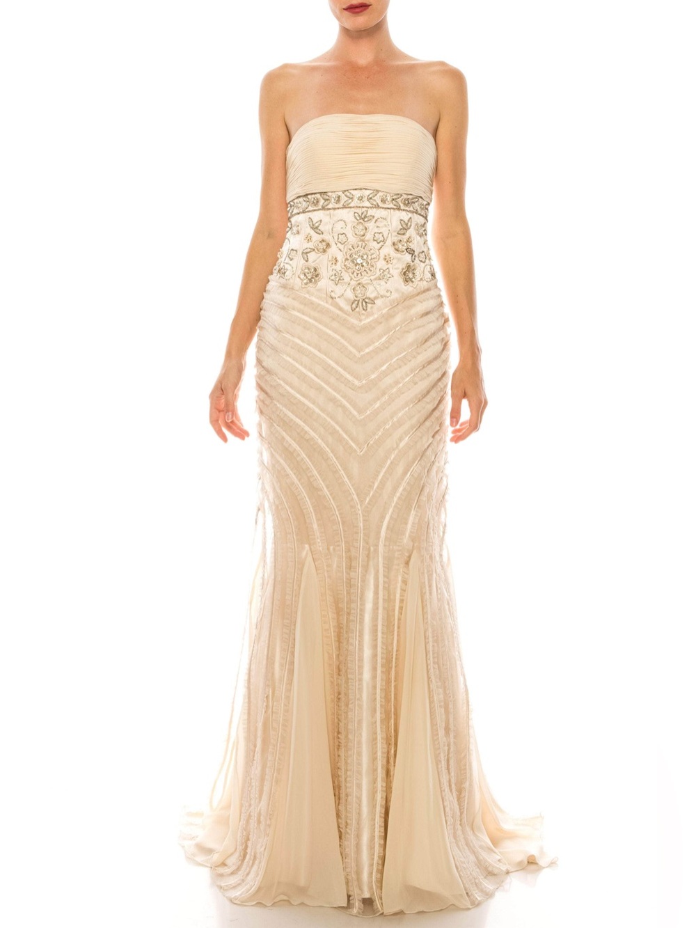 NWT Ivory Sue Wong Gown